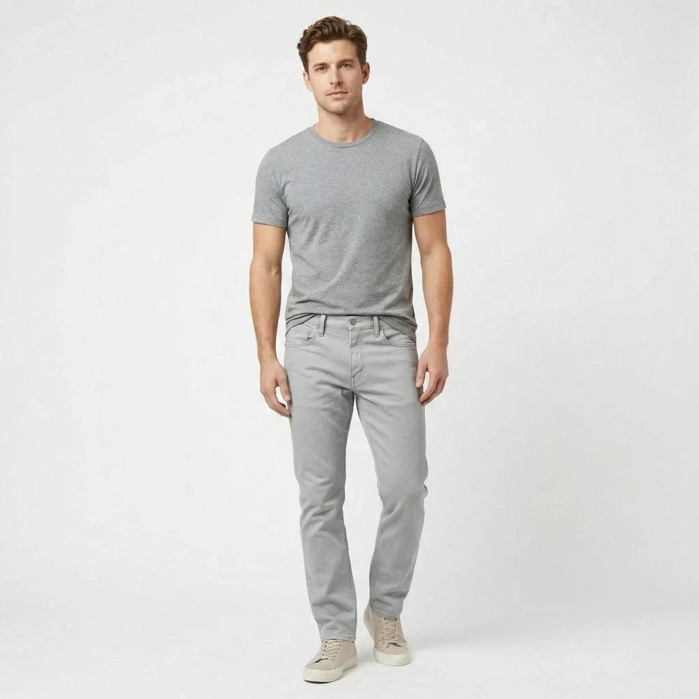 Levi's Mens Jeans 511 Slim Fit 33x30 Light Grey Modern Stretch‎ Denim